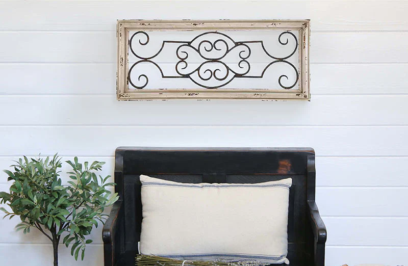 Iron Window Wall Panel