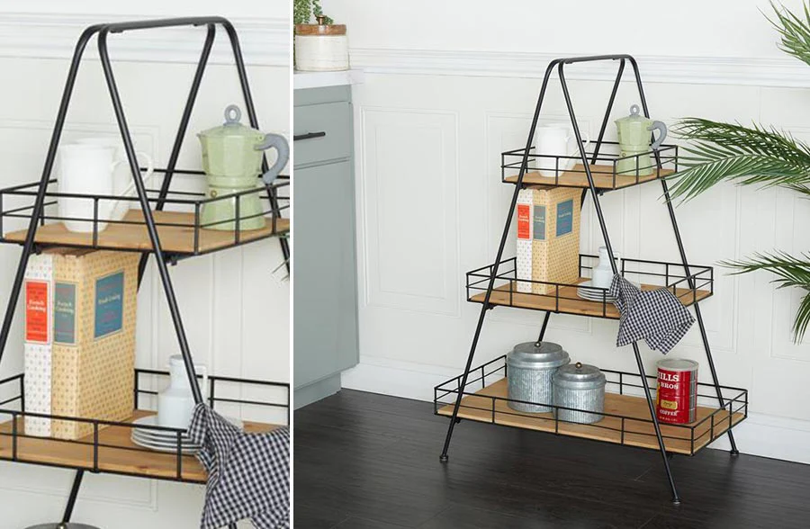 40 Inch Tall Three Tiered Stand