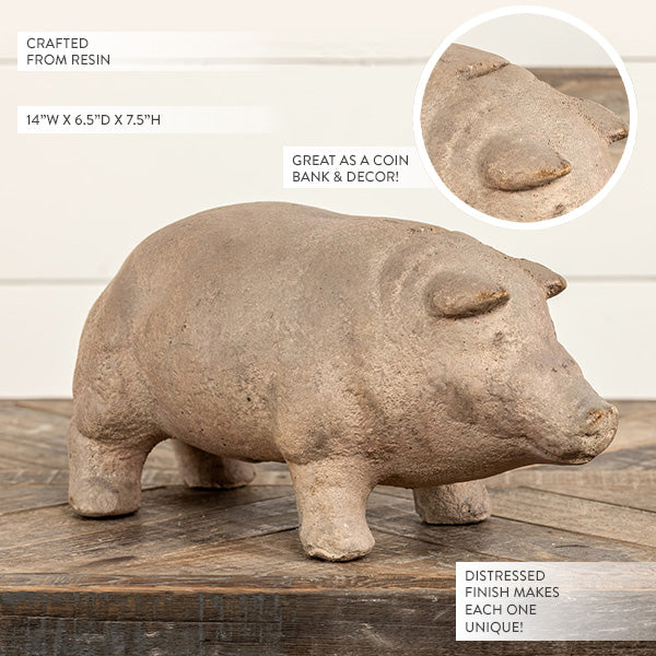 Vintage Inspired Piggy Bank