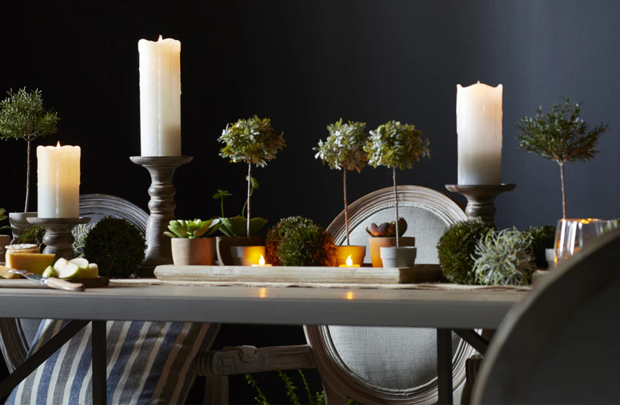 Potted Topiary, Set of 2