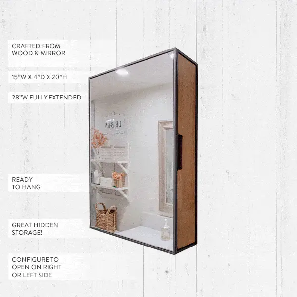 Medicine Cabinet Mirror | Refined Farmhouse