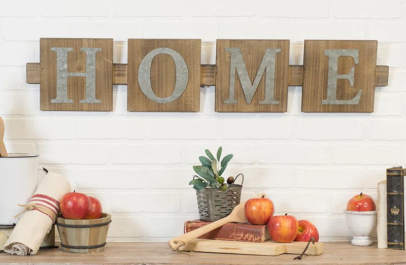 Wooden HOME Wall Decor