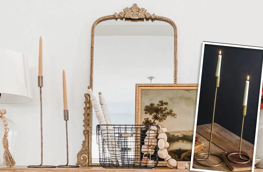 Taper Candle Holders, Set of Two