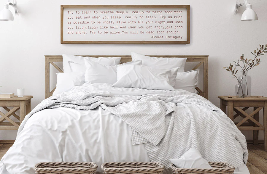 HUGE Ernest Hemingway Sign