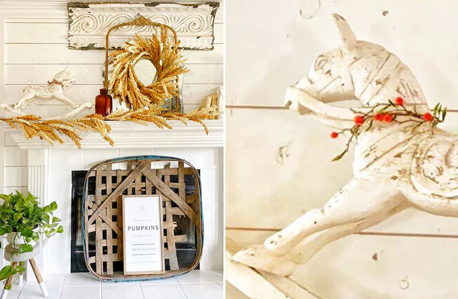 Decorative Handcrafted Wooden Rocking Horse