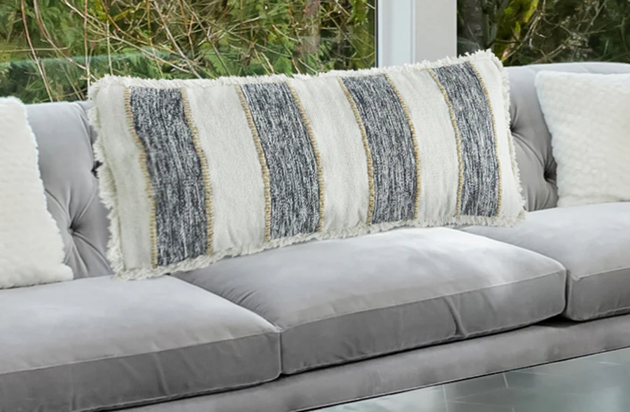 Boho Farmhouse Fringe Pillow, Pick Your Style