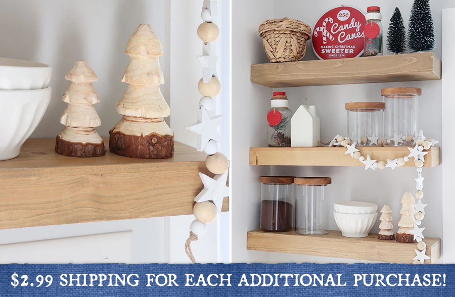 Hand-Carved Live Edge Log Christmas Tree, Pick Your Size