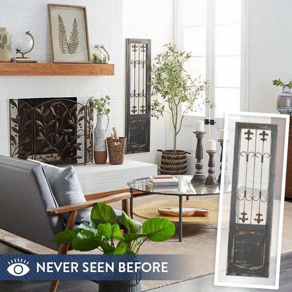 Distressed Ornate Wooden Garden Gate