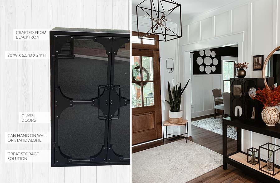 Vintage Vault Inspired Cabinet