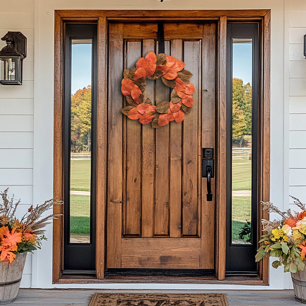 Mighty Magnolia Leaves Wreath
