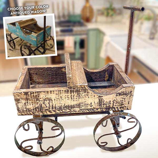 Antique Inspired Wagon, Choose Your Color
