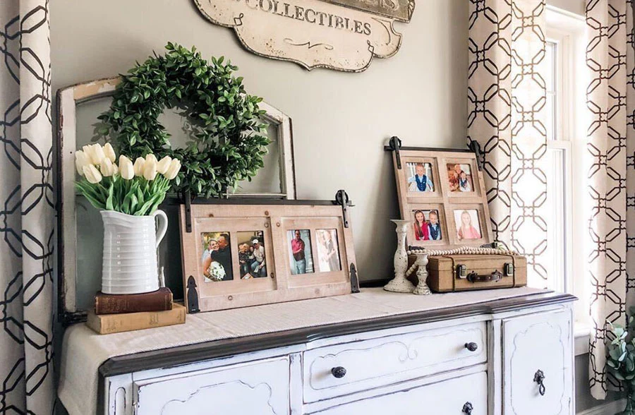 Hanging Barndoor Photo Frames, Pick Your Style