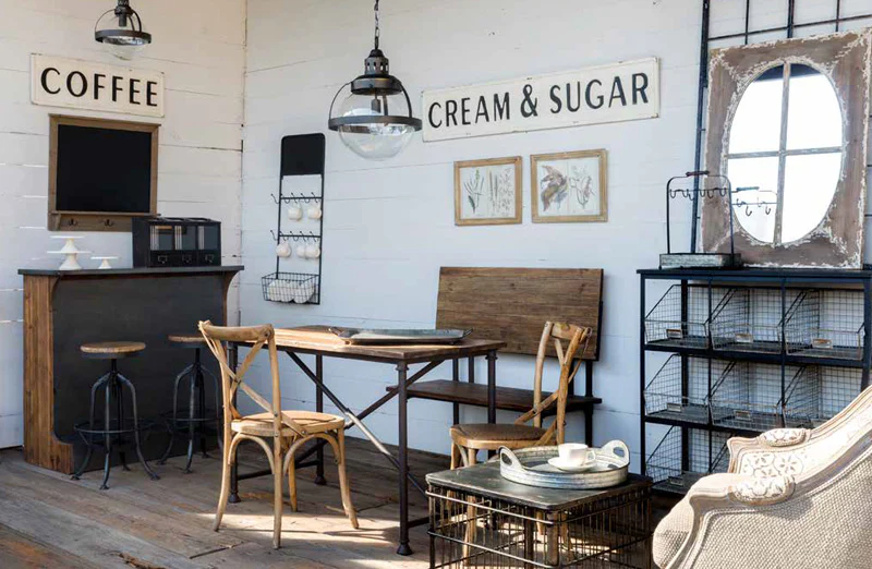 Bistro Dish Rack with Chalkboard