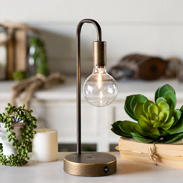 Antique Bronze LED Table Lamp