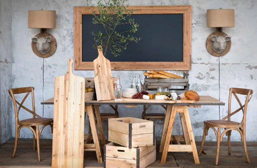 Distressed Stackable Wooden Bin