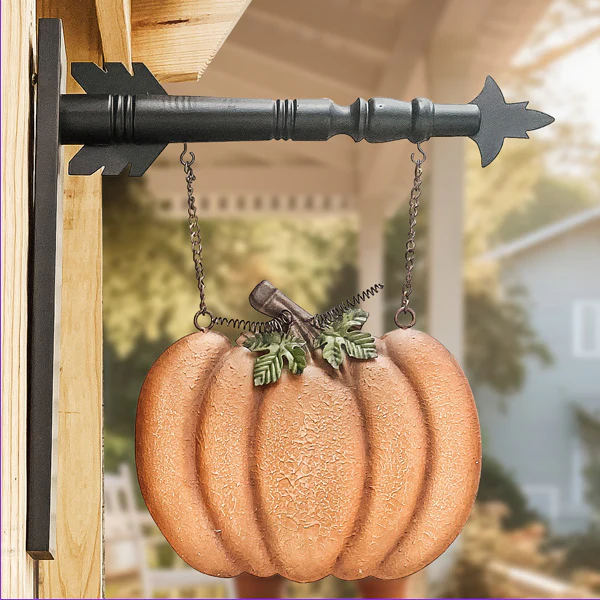 Textured Pumpkin Sign with Bracket Option | OUR Fall SIGNS OF THE SEASONS Edition