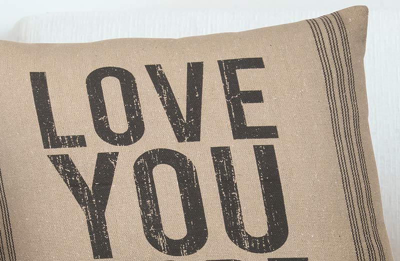 Love You More Pillow