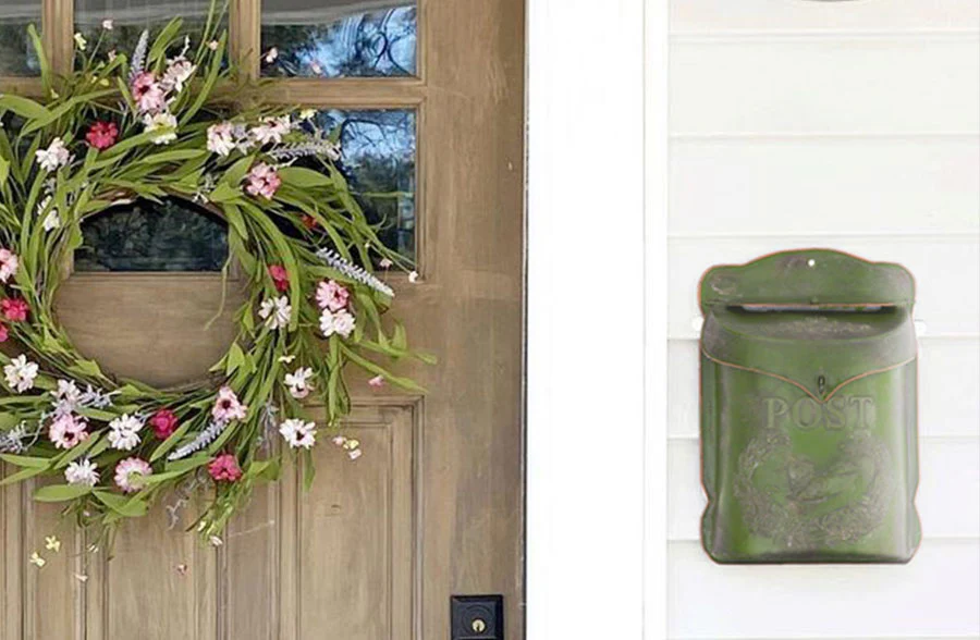 Distressed Hanging Post Box