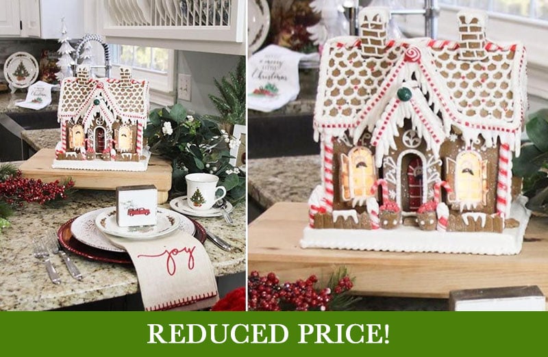 Light Up Gingerbread House