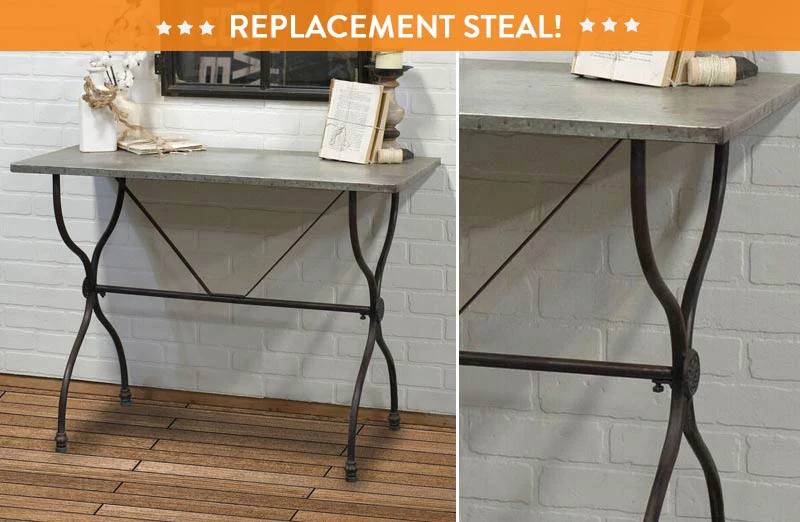 Vintage Inspired Sewing Machine Table