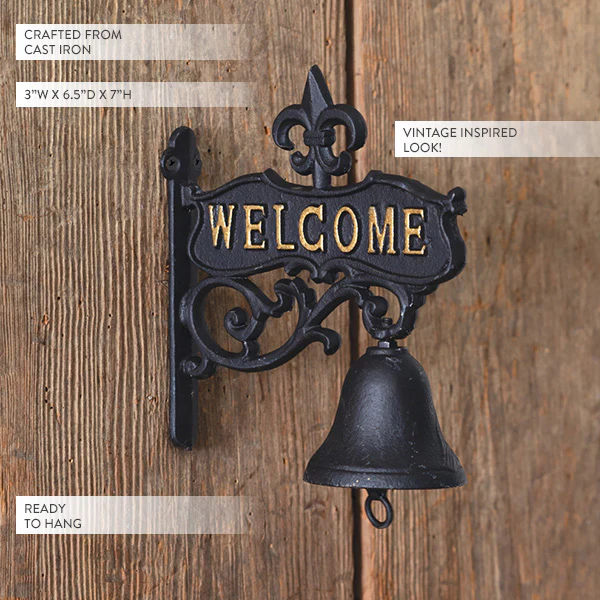 Wall Bracket Welcome Bell
