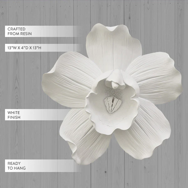 Large 3D Flower Wall Plaque