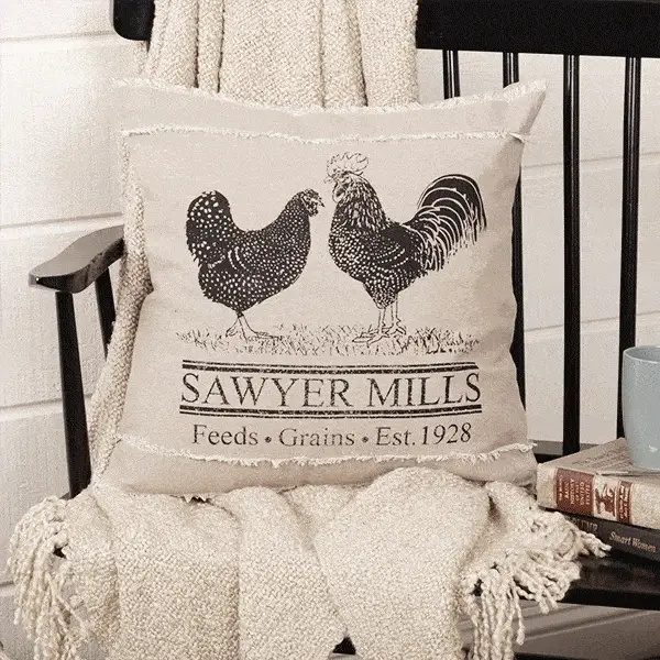 Decorative Feedsack Pillows, Pick Your Style