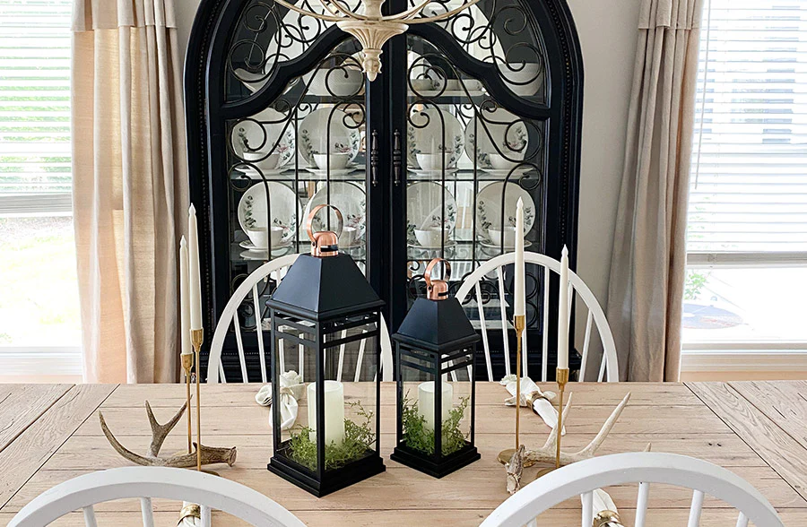 Industrial Tabletop Lanterns, Set of 2