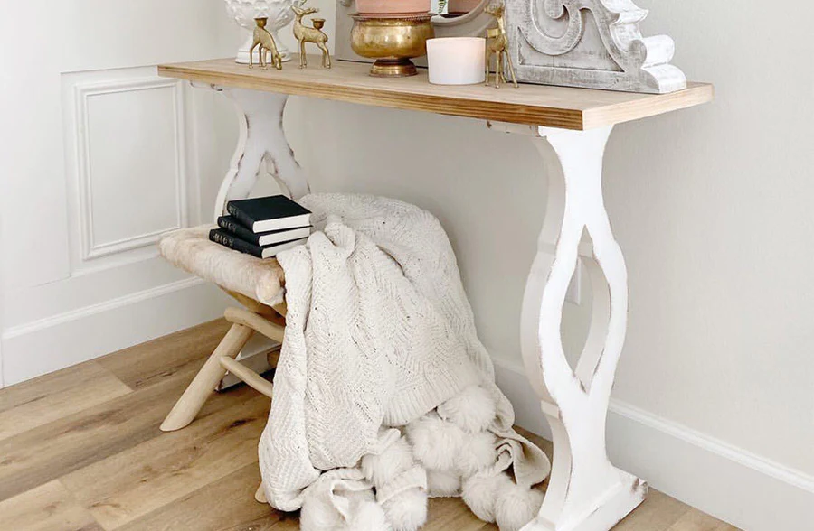 Chippy Corbel Inspired Console Table
