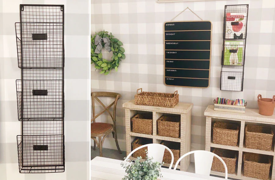 Triple Cubby Wall Organizer