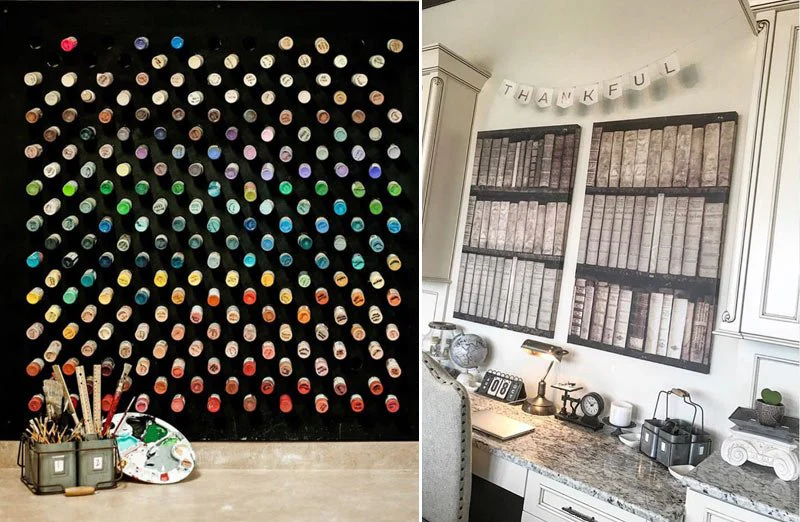 Four Tin Organizer with Handles