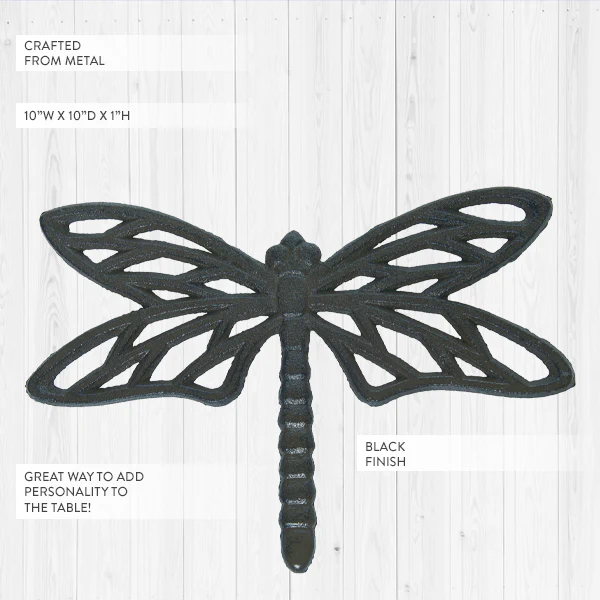 Whimsical Dragonfly Trivet For Hot Dishes