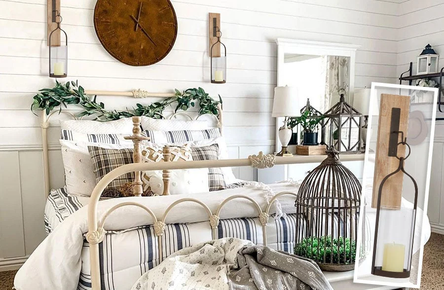 Hanging Candle Wall Sconce