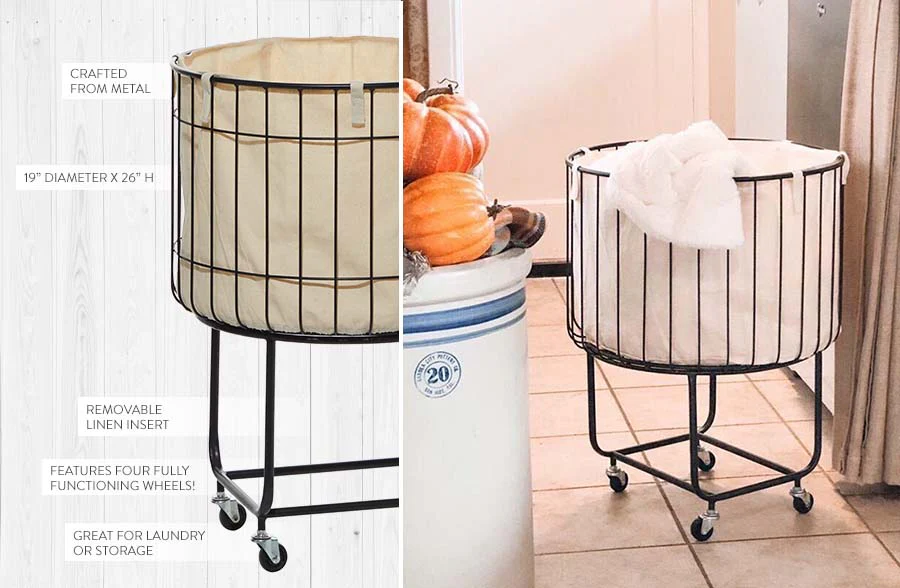 Rolling Laundry Hamper