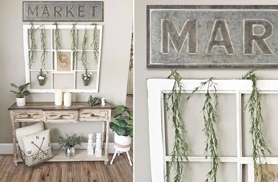 Embossed Metal Market Sign