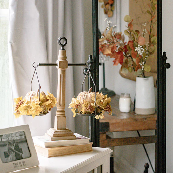 Weathered Wood and Metal Scale