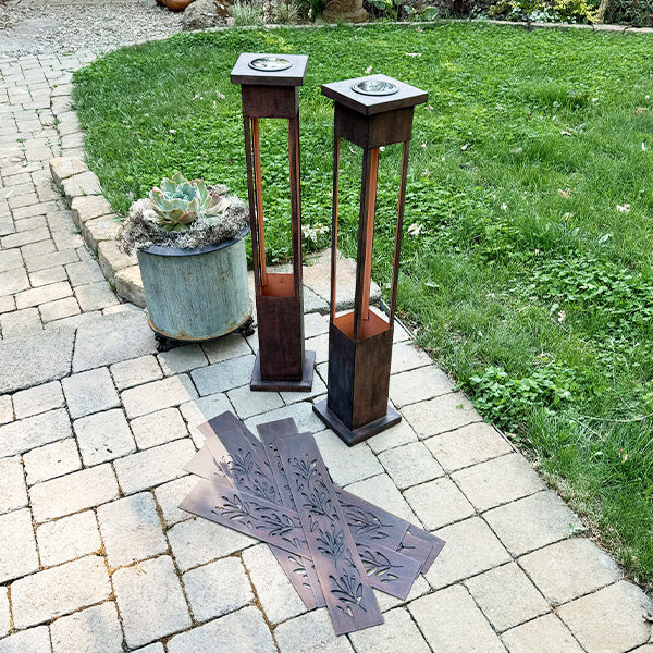 Interchange-a-glow Series: Spider Web Light Pillars