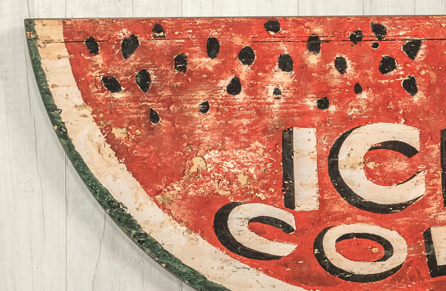 Ice Cold Watermelon Sign