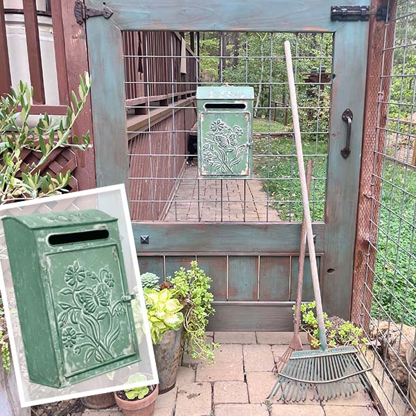 Distressed Farmhouse Post Box