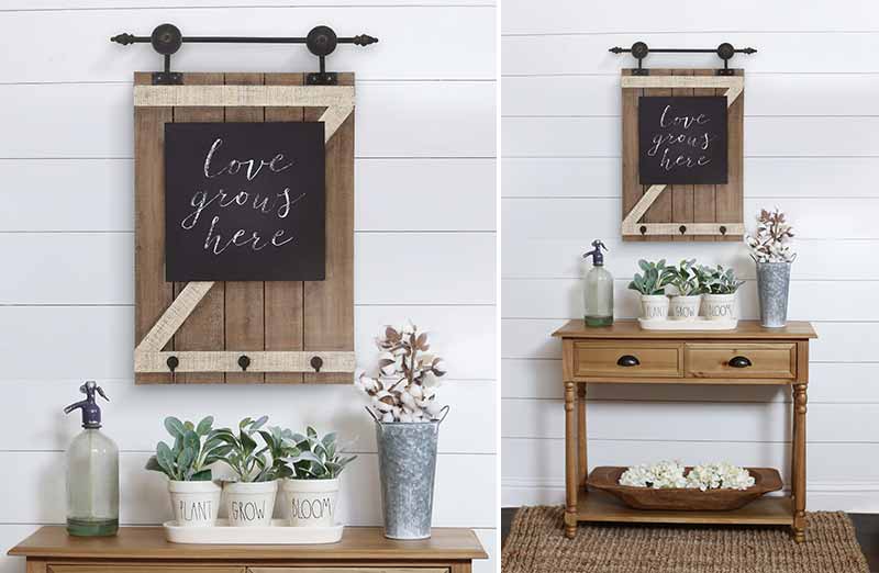 Barn Door Wall Chalkboard