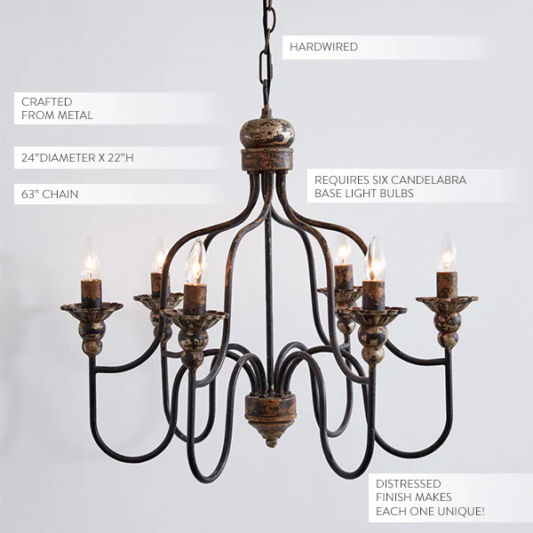 Rustic Hanging Pendant Lamp