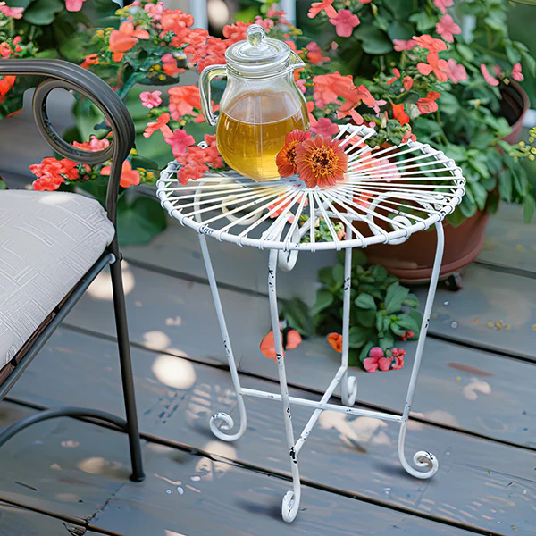 Cottagecore Garden Round Side Table