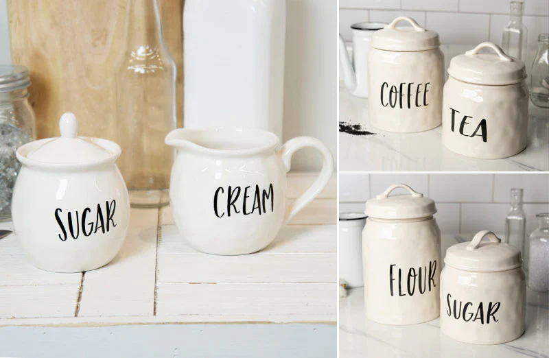 Designer Inspired Ceramic Set