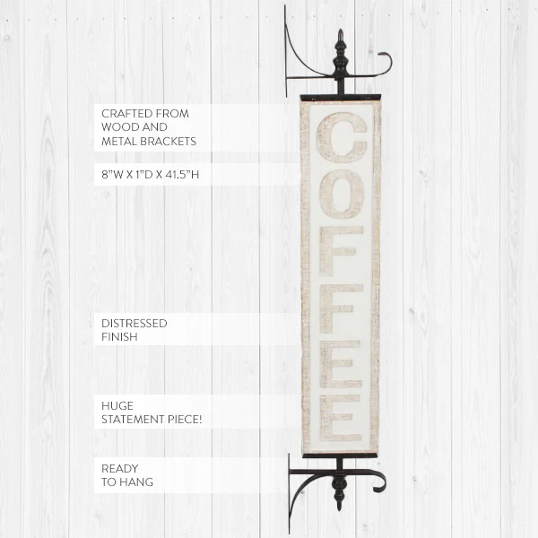 Hanging Coffee Cafe Sign