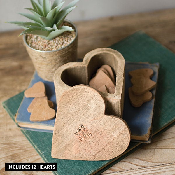Spread Some Love Clay Heart Box