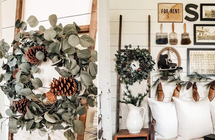 Eucalyptus Wreath With Pinecones