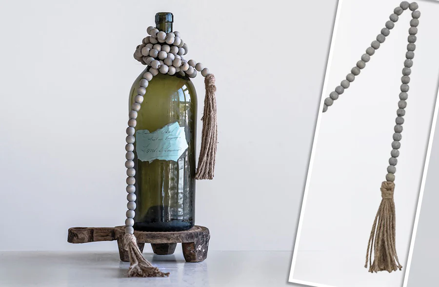 Beaded Garland with Tassels