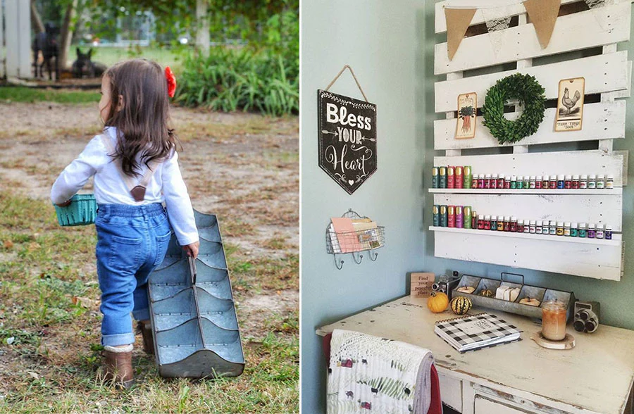 Feed Trough Caddy | Farmhouse Living