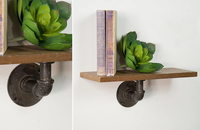 Industrial Pipe Shelf