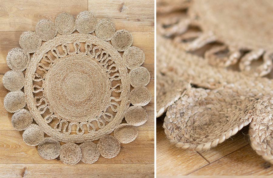 Round Hand-Braided Area Rug, Pick Your Style